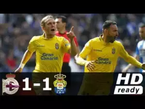 Video: Deportivo La Coruna vs Las Palmas 1-1 All Goals & Highlights - La Liga